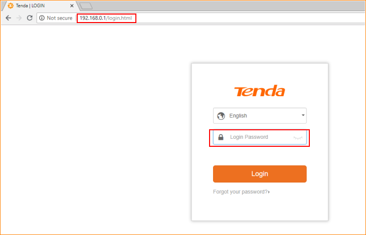 ip address for tenda wifi extender